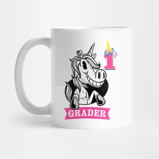 First Grade Cutie Unicorn Lover 1st Grader Gift Mug